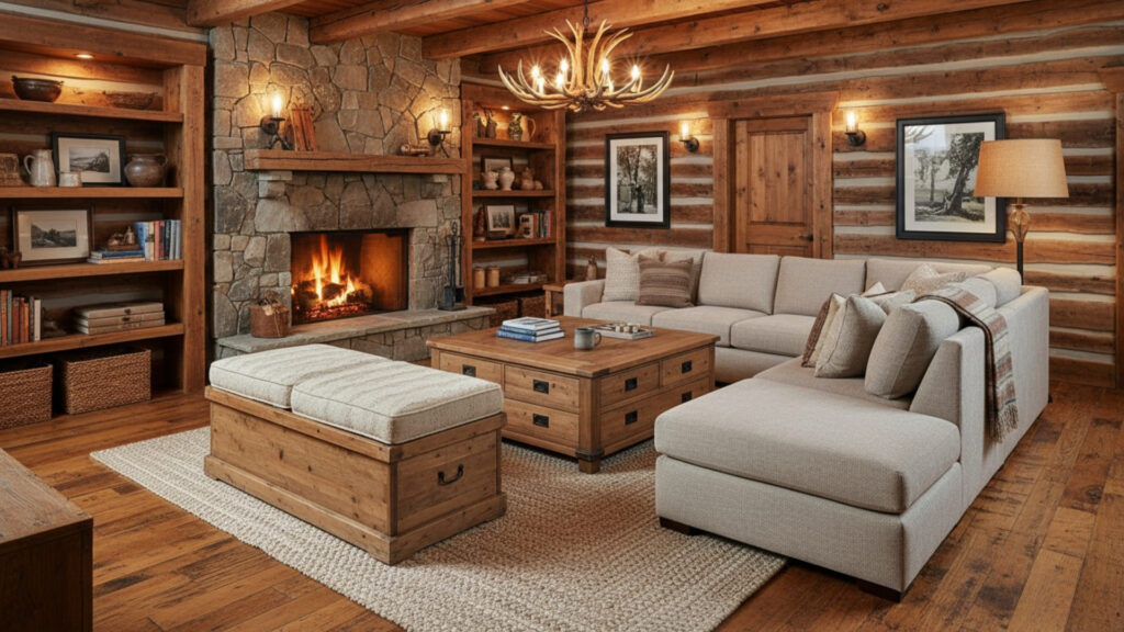 Multi-Functional Rustic Furniture