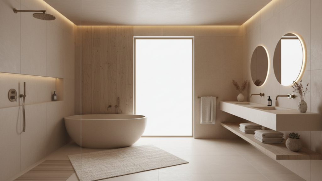 neutral color palettes for a calm atmosphere