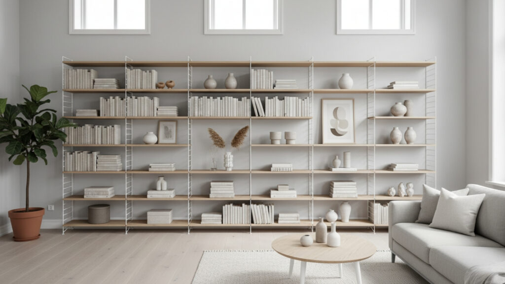Open Shelving Units for Airy and Functional Displays