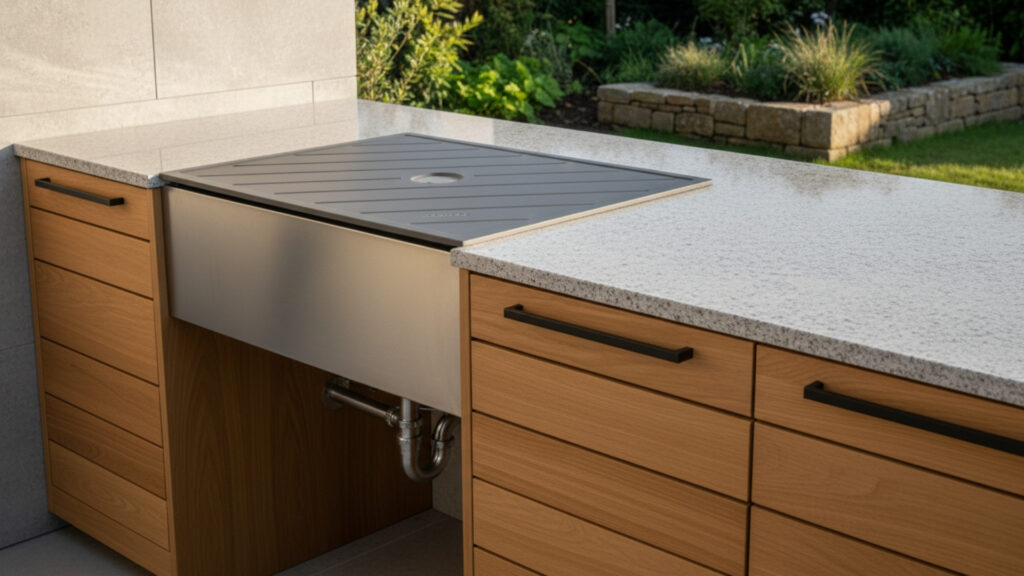 Outdoor Sink Areas for Convenient Clean-Up
