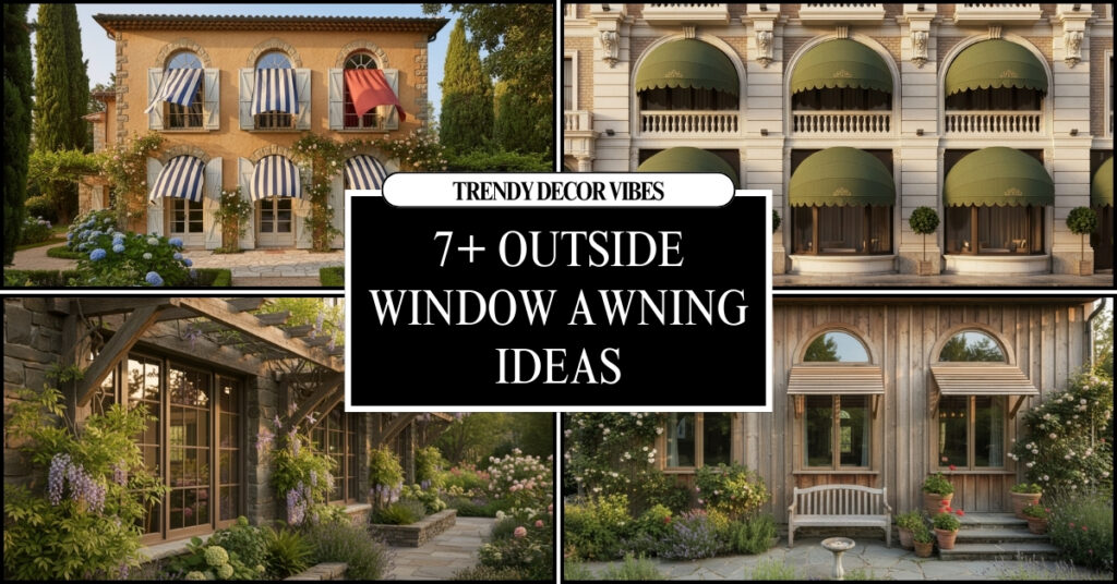 Outside Window Awning Ideas to Enhance Shade and Style