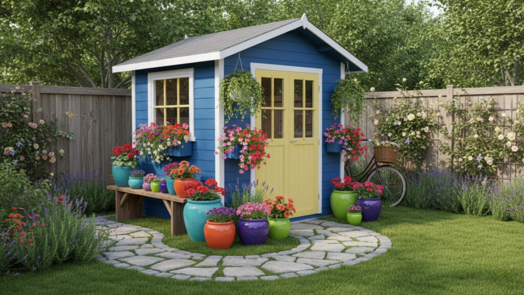 Painted Sheds for Personalized Style