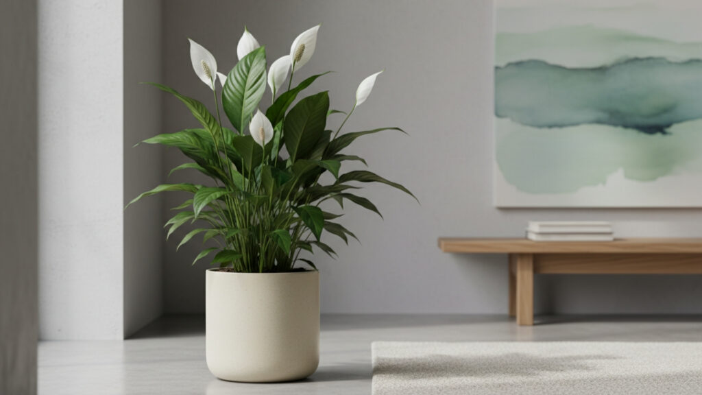 Peace Lily for Elegant Blooms and Air Quality