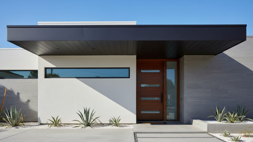 Powder Coated Metal Awnings with Bold Color Finishes