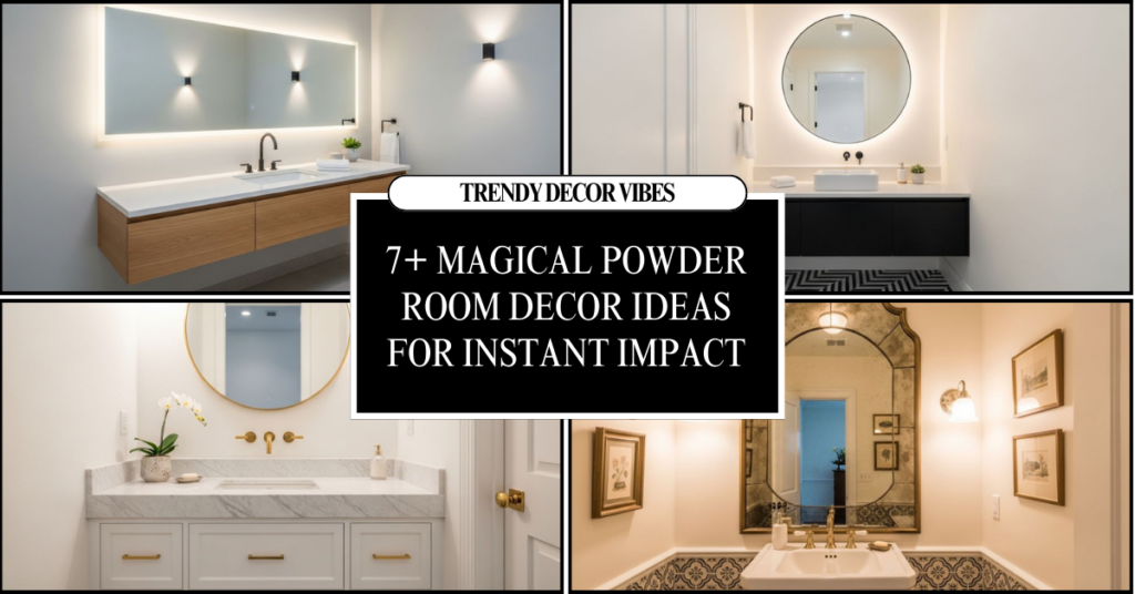 powder room decor ideas