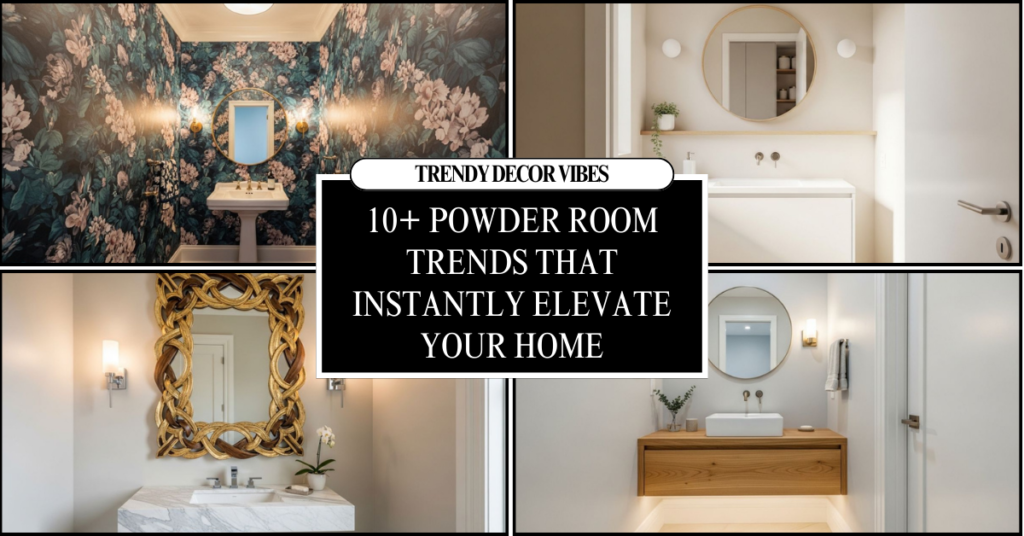 powder room trends