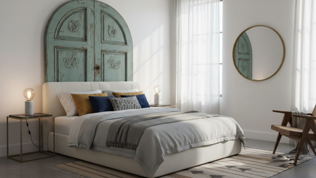 Repurpose Old Doors into Decorative Furniture