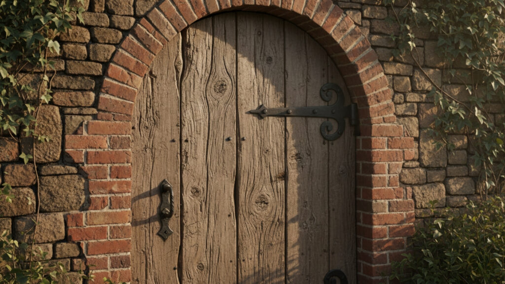 Rustic Reclaimed Wood Doors for Character and Texture