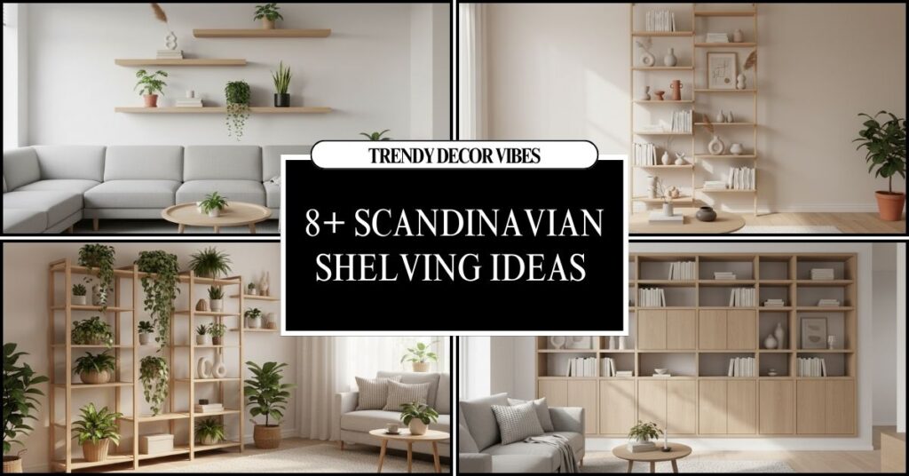 Scandinavian Shelving Ideas for Your Living Room Decor