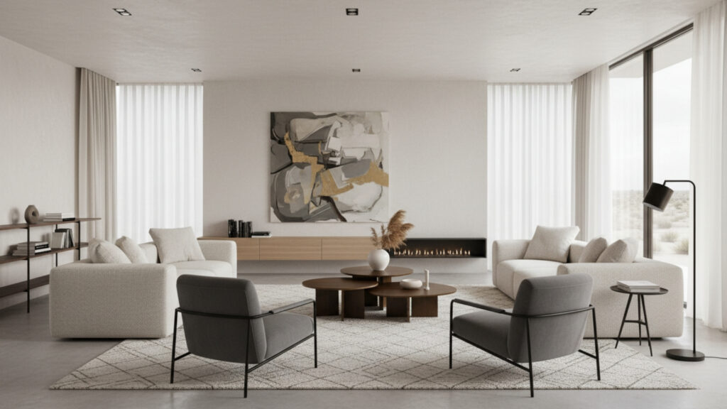 Sleek Modern Furniture with Clean Lines for a Minimalist Aesthetic