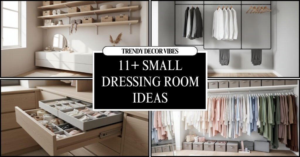 small dressing room ideas