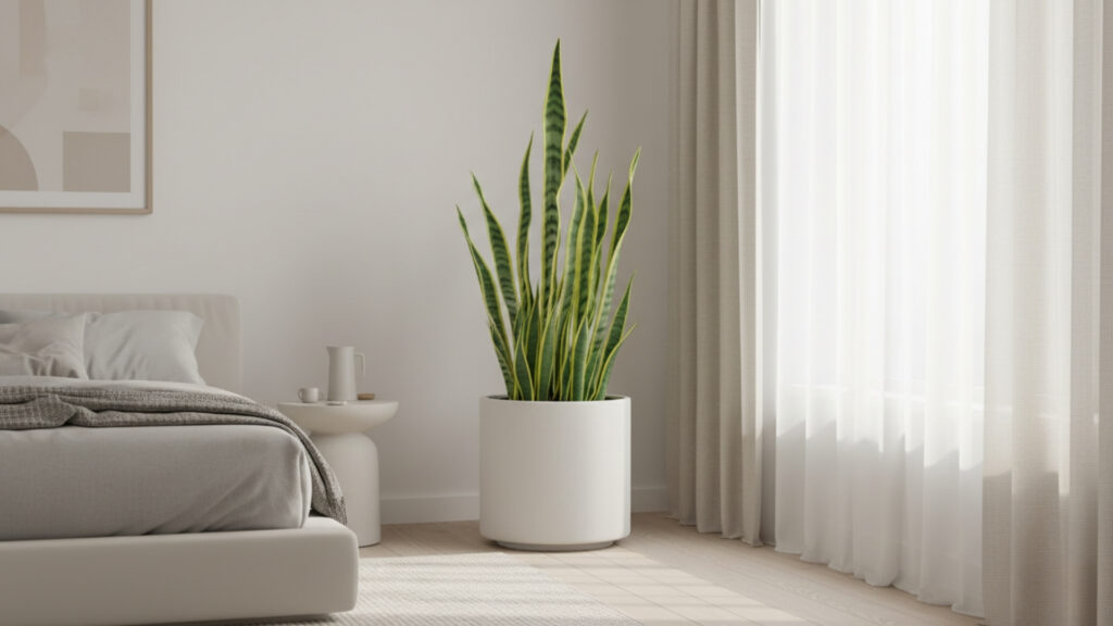 Snake Plant for Air-Purifying and Low Maintenance