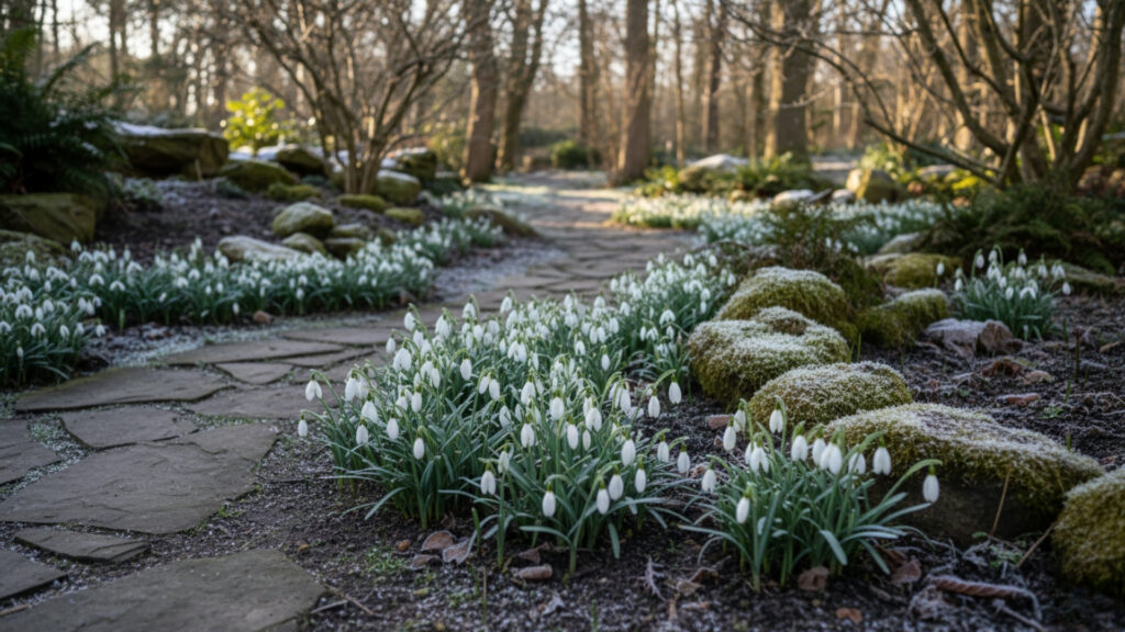 Snowdrops for Early Seasonal White Blooms