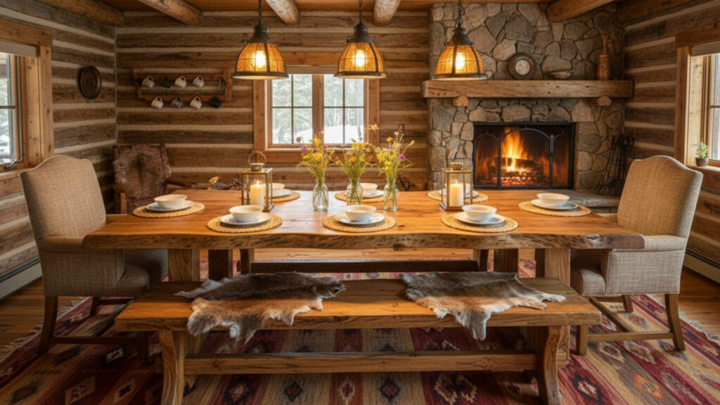 olid Wooden Dining Tables for Rustic Charm