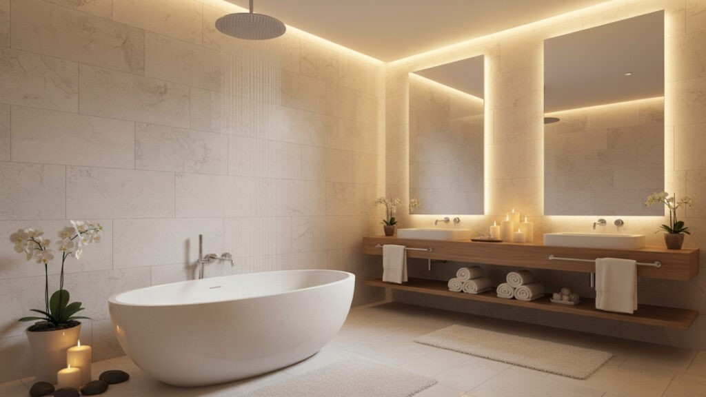 Spa-Inspired Bathrooms for Relaxation and Comfort