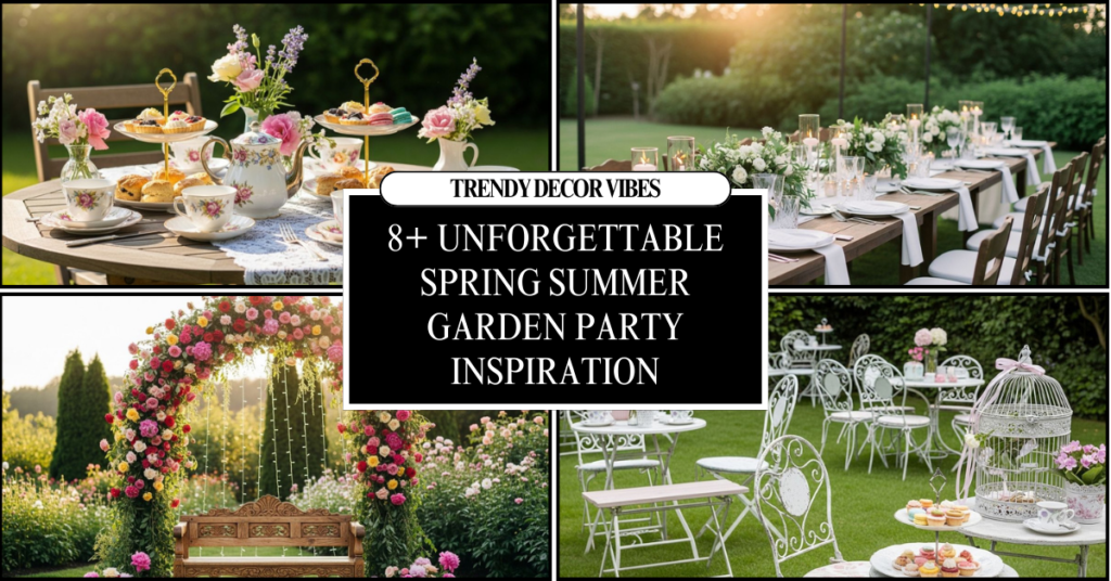 spring summer garden party inspiration