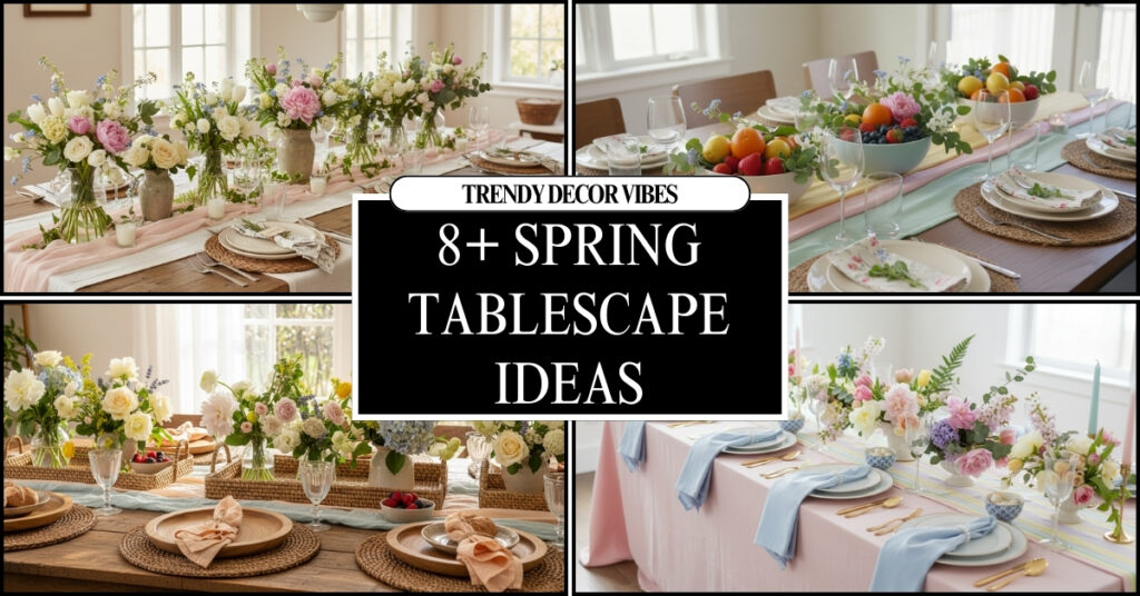 spring tablescape ideas