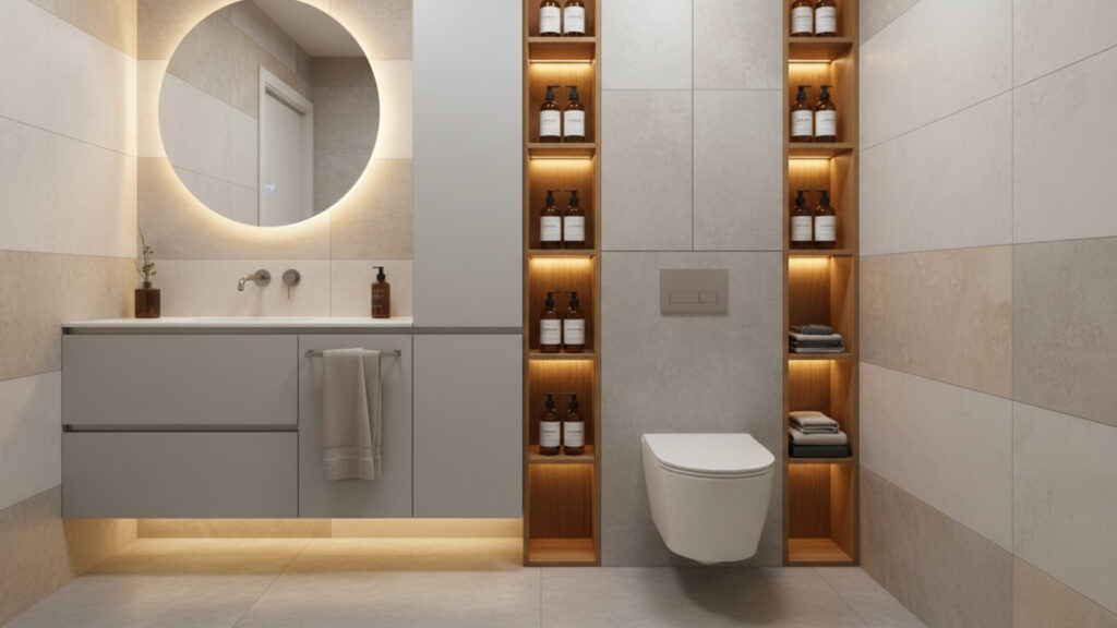 Toilets with Built-In Storage or Smart Space Solutions