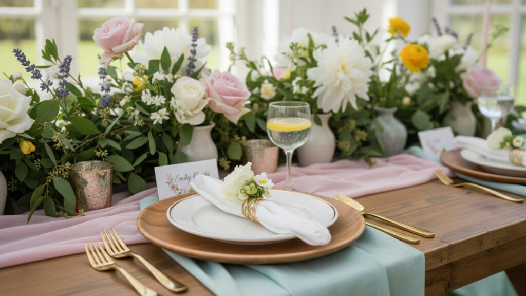 Use Decorative Napkins and Table Accessories