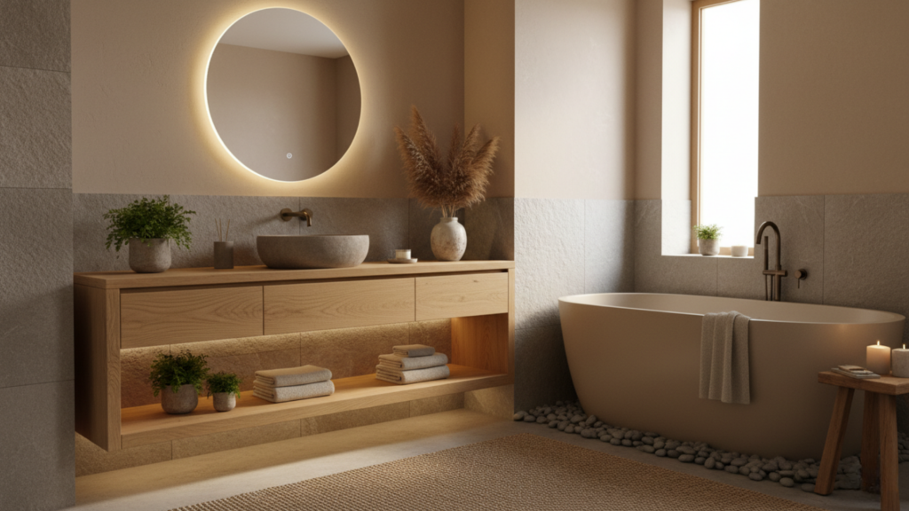 Wooden Elements for Warmth and Balance