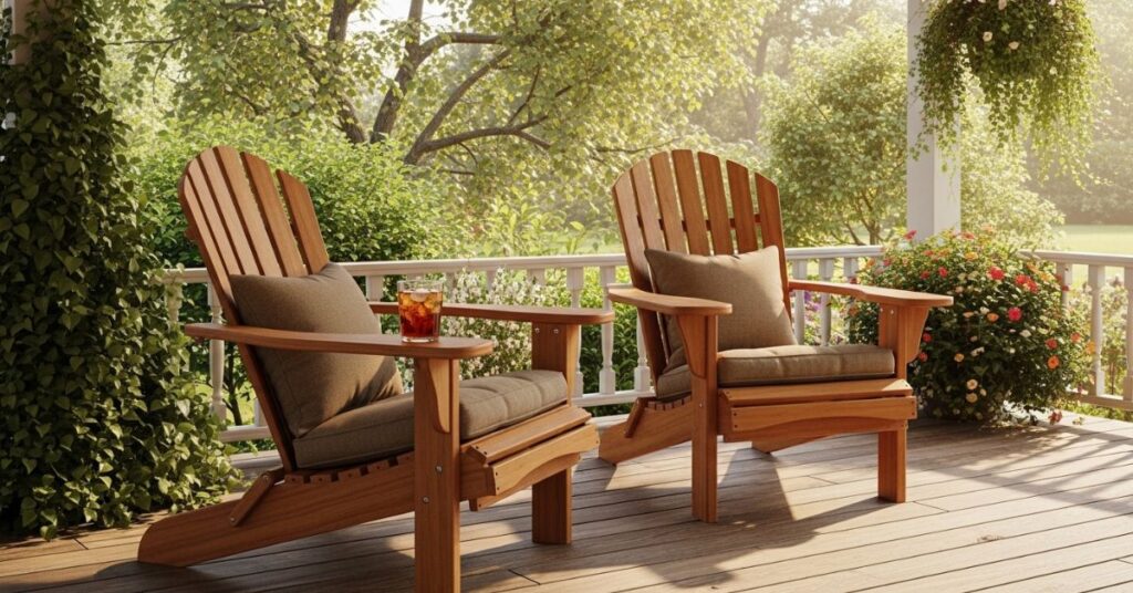 Adirondack Chairs for a Relaxed Outdoor Feel