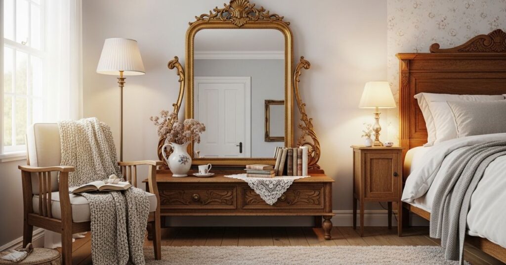 Antique Mirrors with Ornate Frames