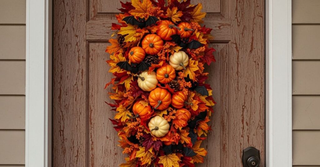 Autumn and Halloween Combo Door Hanger