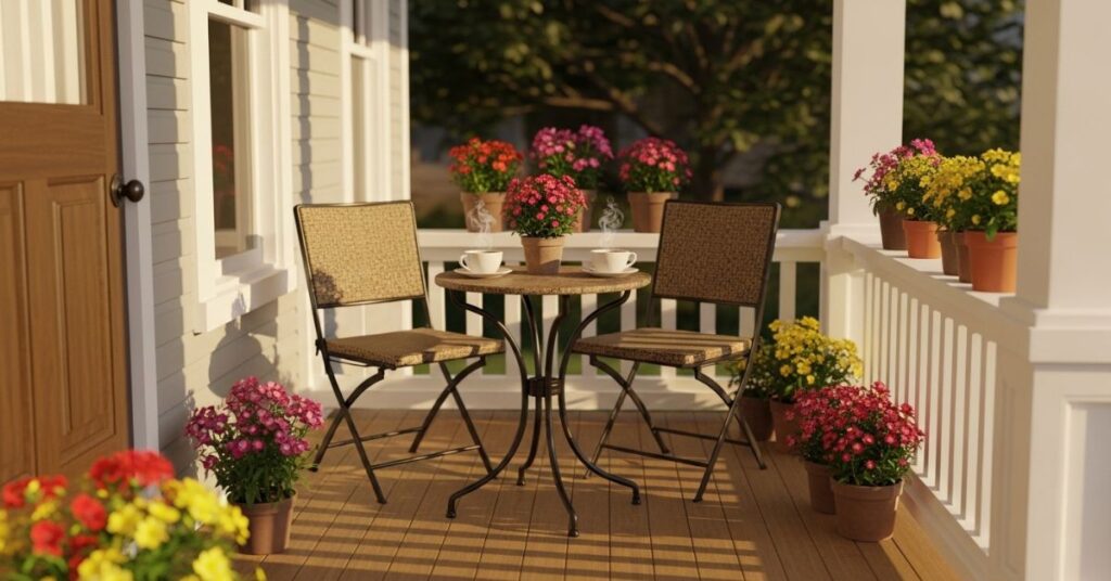 Bistro Set for Small Front Porches