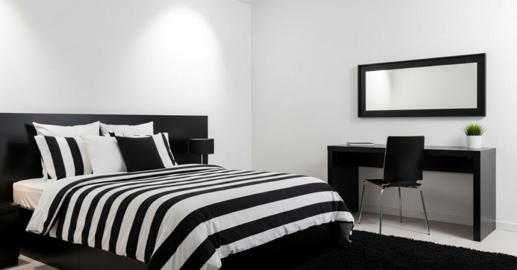 Black and White Bedroom Inspiration