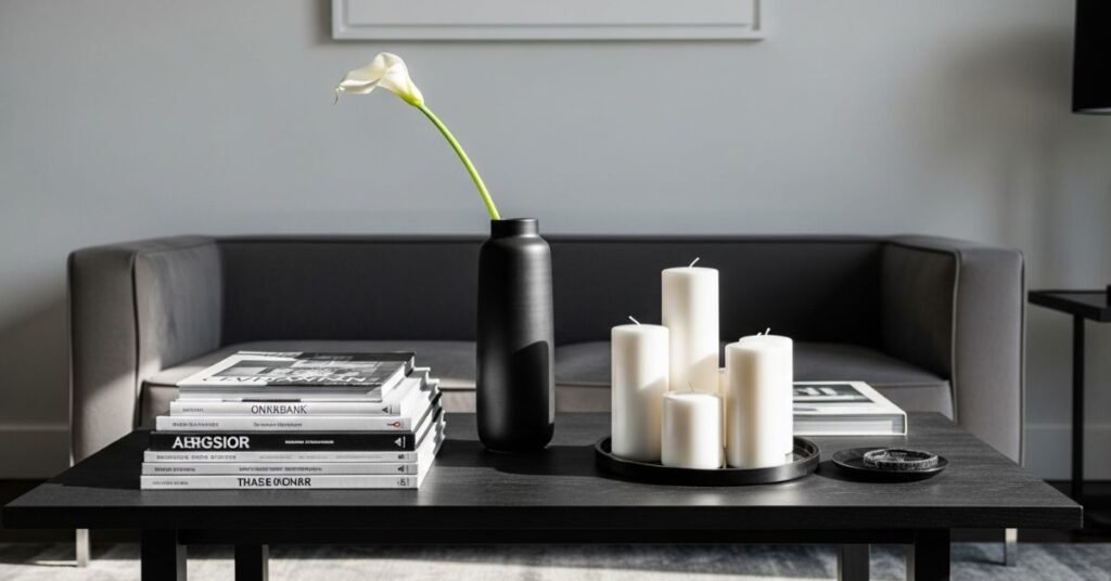 Black and White Coffee Table Ideas