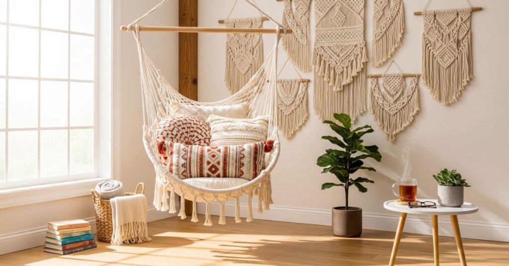 Boho Hammock Reading Corners