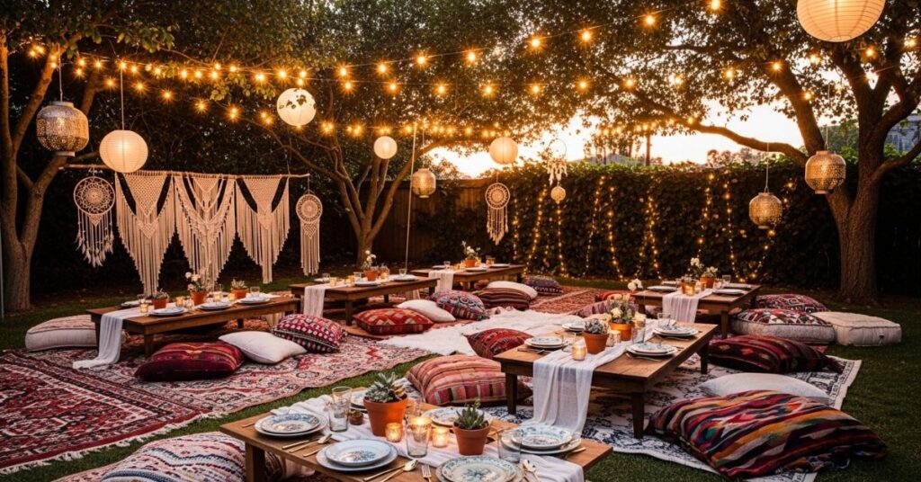 Boho-Inspired Outdoor Party