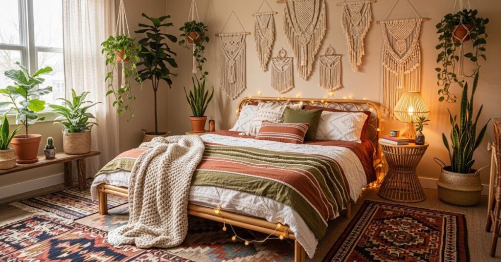 Boho Style Bedroom Inspiration for Free-Spirited Women