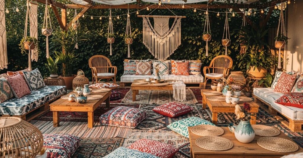 Boho Style Outdoor Furniture Inspirations
