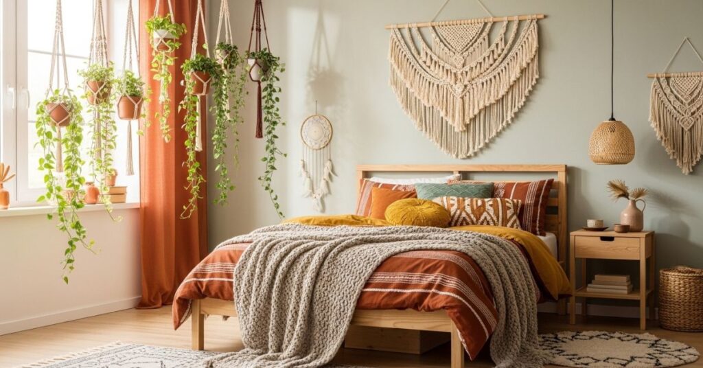 Boho Style Teen Boy Bedroom