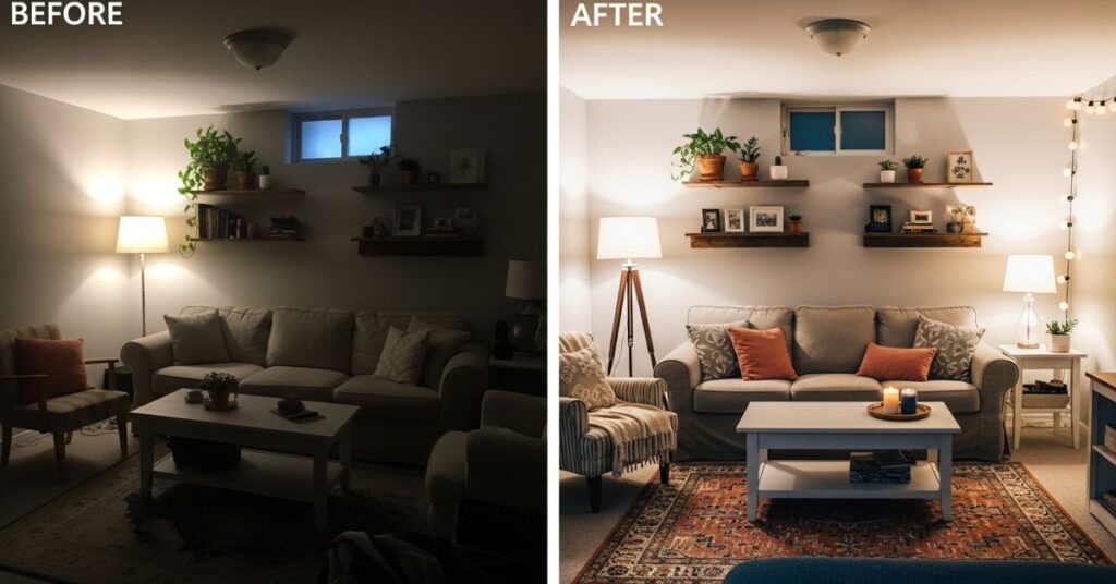 Budget-Friendly Basement Family Room Makeover Ideas