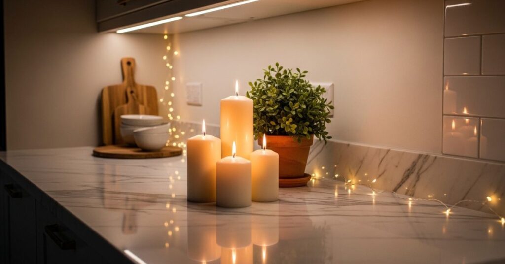 Candle & Lighting Decor for Soft Ambiance