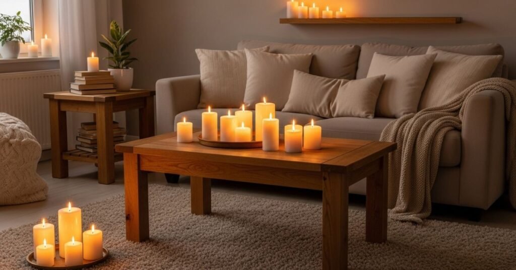 Candle Styling for Cozy Vibes