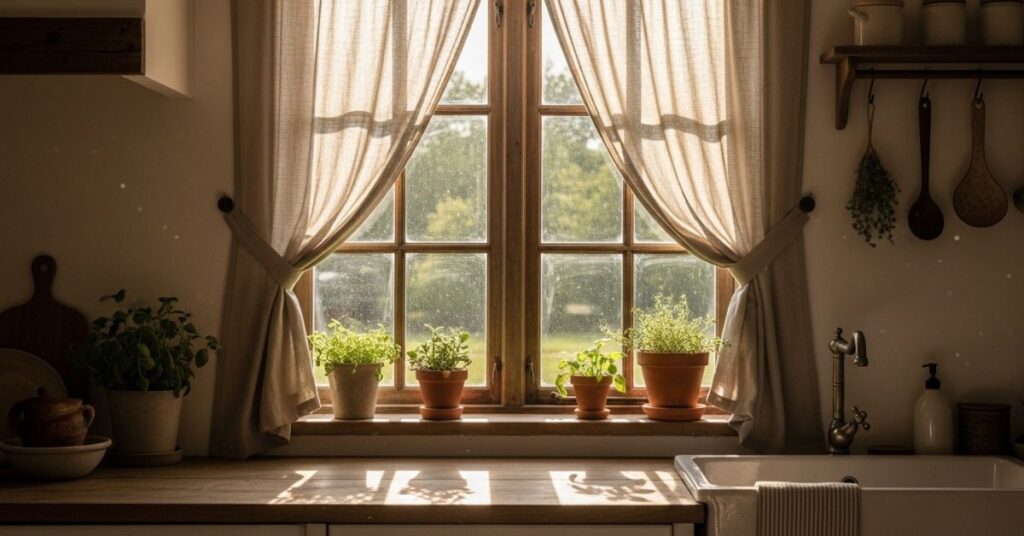 Classic Farmhouse Window Treatments