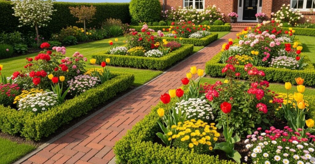 Classic Flower Beds for Timeless Charm