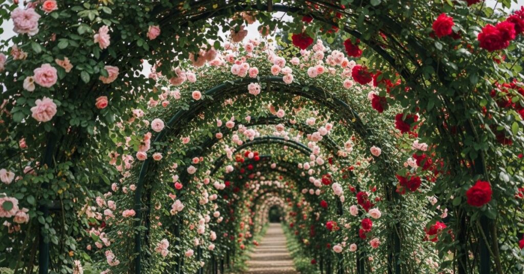 Climbing Roses Tunnel Garden