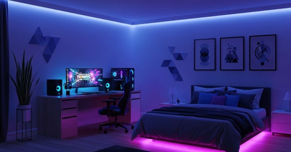 Cool LED Lighting Bedroom Ideas