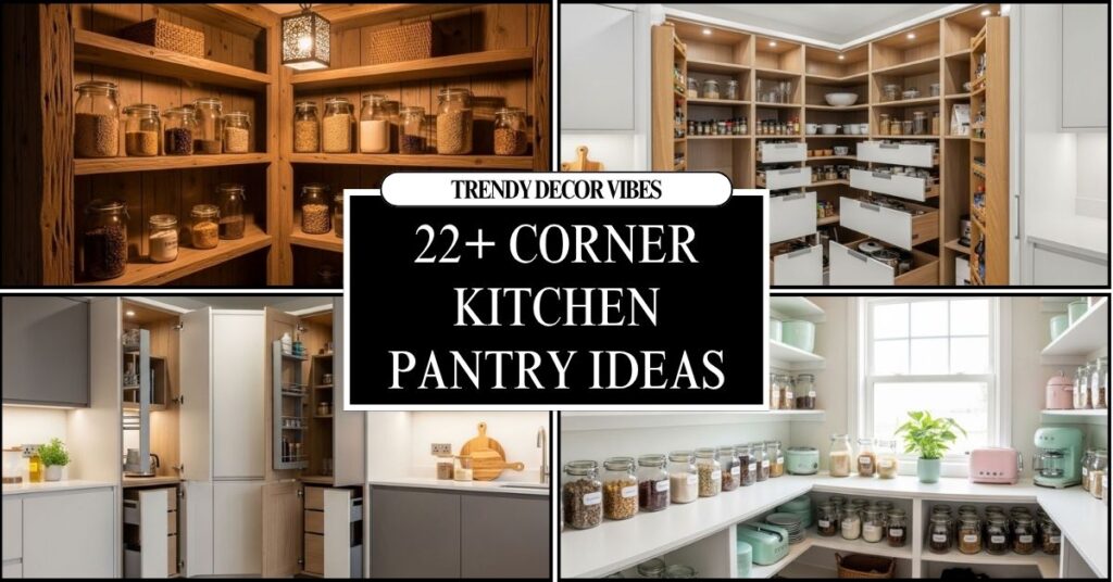 Corner Kitchen Pantry Ideas