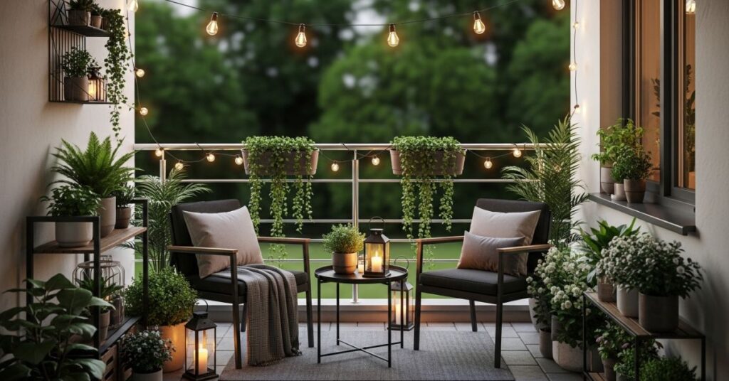 Cozy Balcony Style Backyard Idea