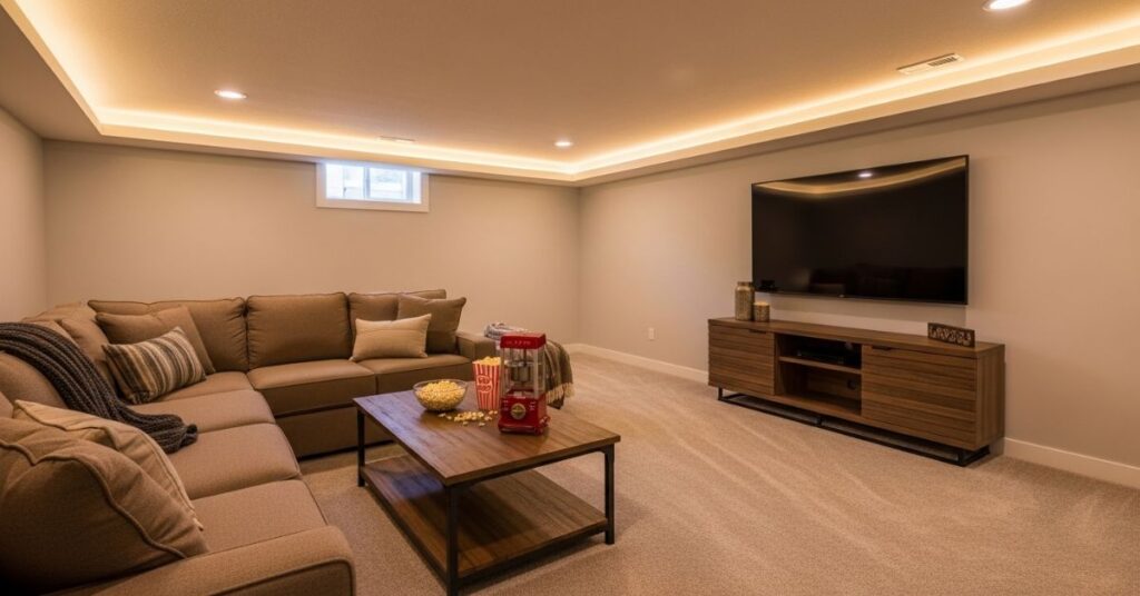 Cozy Family Entertainment Lounge