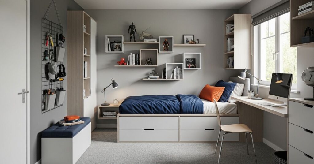 Creative Storage Ideas for Teen Boys Room