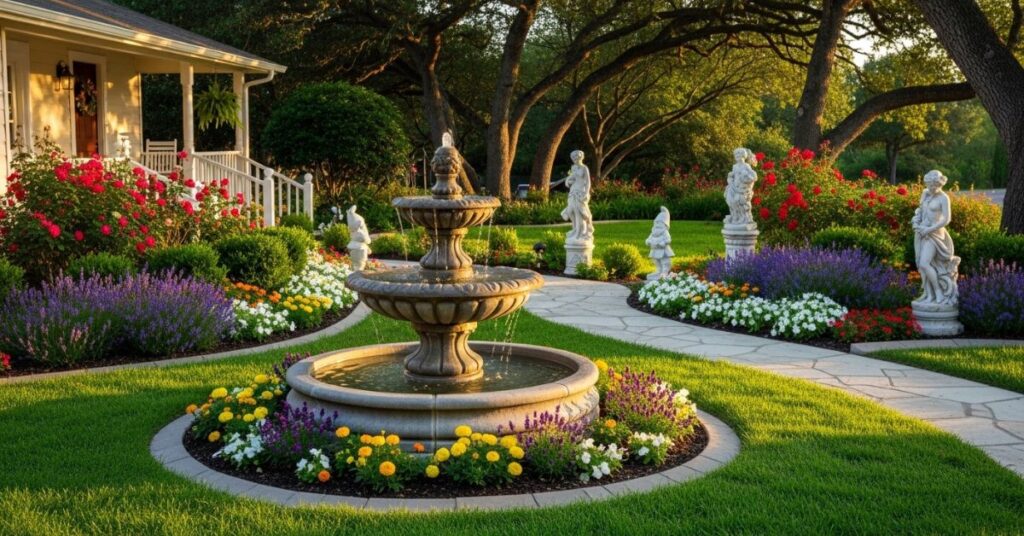 Curved Pathways for a Welcoming Flow