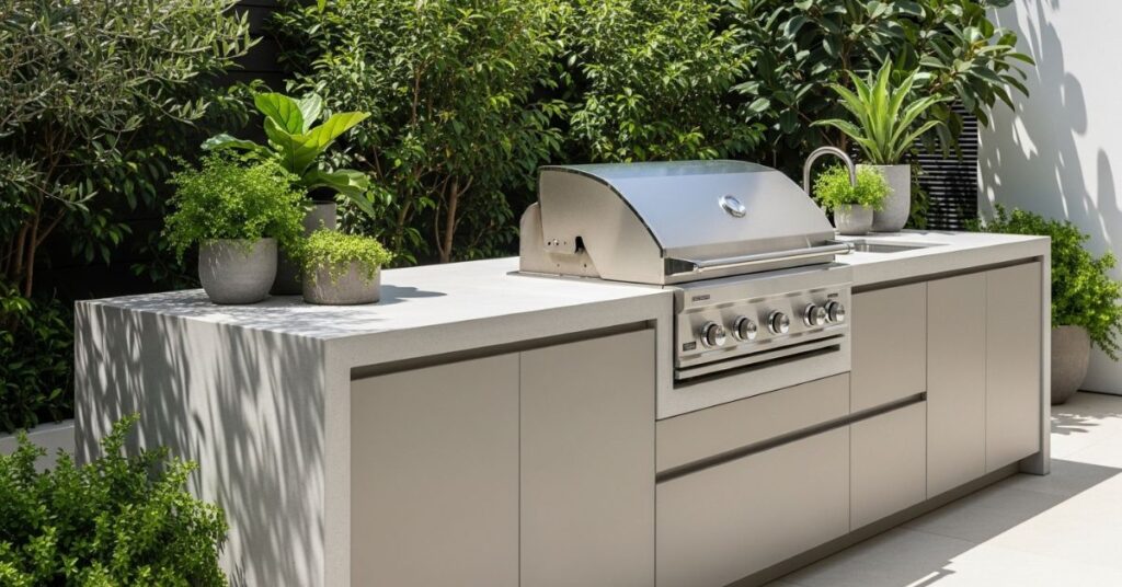 DIY Concrete Countertop Kitchen