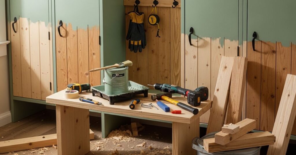 DIY Mudroom Locker Ideas on a Budget