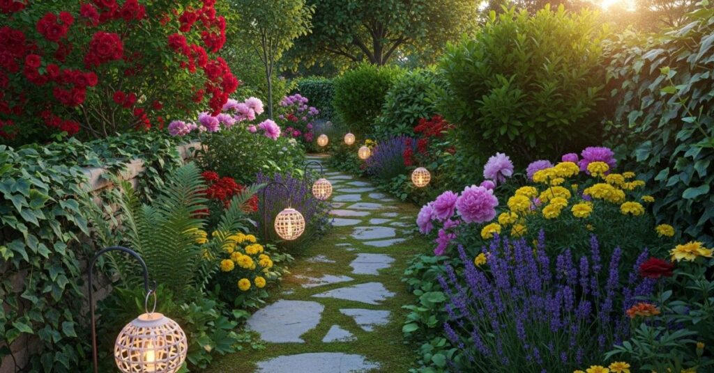 Fairy-Tale Inspired Pathways with Lanterns